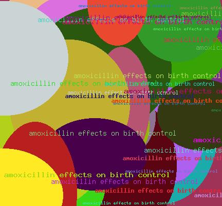 amoxicillin effects on birth control